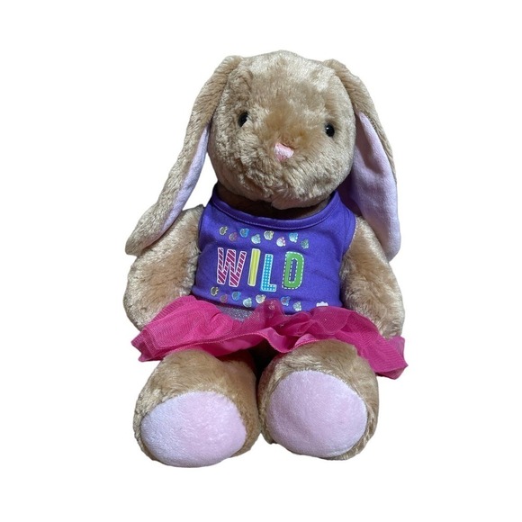 Build a Bear Bunny rabbit plush. 15" floppy big ears. Comes w/ outfit. Easter. - Picture 4 of 4